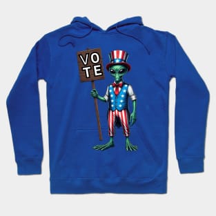 Alien Vote Shirt, 2024 Election Shirt, Funny Alien Tshirt, Trump 2024, Biden 2024 Hoodie
